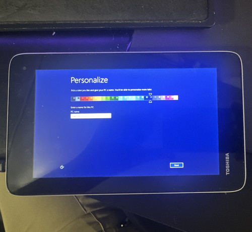 Toshiba encore win - encore, 7"